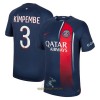 Officiële Voetbalshirt Paris Saint-Germain Kimpembe 3 Thuis 2023-24 - Heren